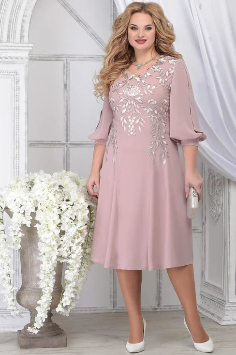 👗【S-5XL】Елегантна рокля с непринудено усещане, удобна и висококачествена.